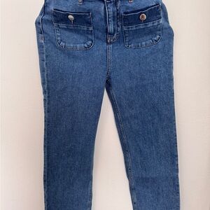 Maje Straight Leg Blue Jeans